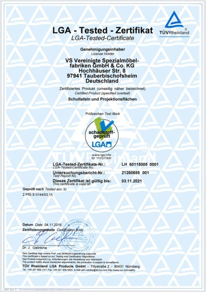 LGA-Schadstoff-geprüft: