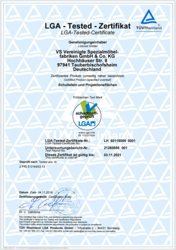 LGA-Schadstoff-geprüft: