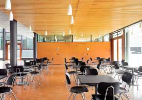 Inviting bistro atmosphere.