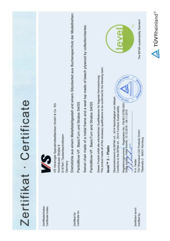 BIFMA Sustainability Standard: