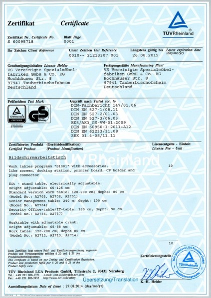 GS-Geprüfte Sicherheit:
