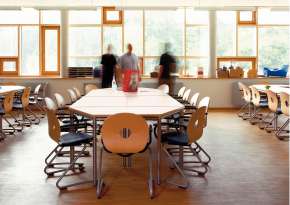 Freely created table arrangements.