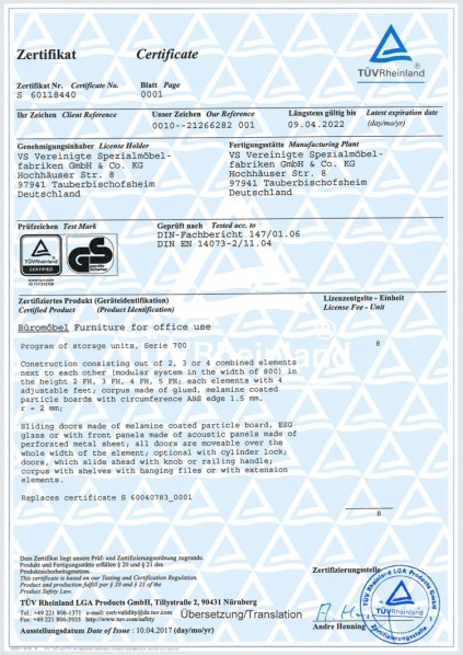 GS-Geprüfte Sicherheit: