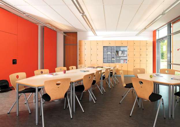 The staffroom as base camp.