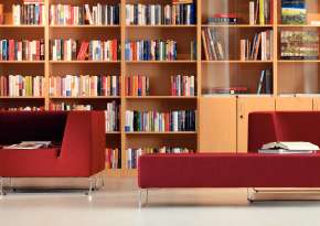 Researching, reading and working.