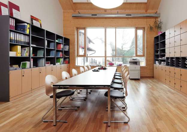 Work and meetings room for staff.