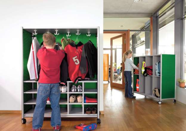 The mobile wardrobe.