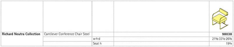 Cantilever Conference Chair