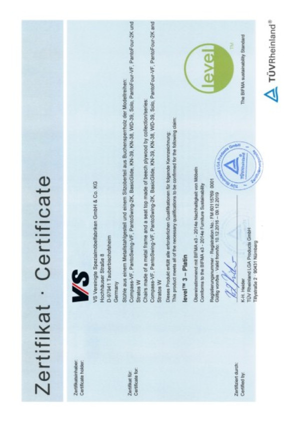 BIFMA Sustainability Standard: