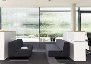 Lounge area in the office.