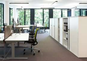 Storage solutions for the team.