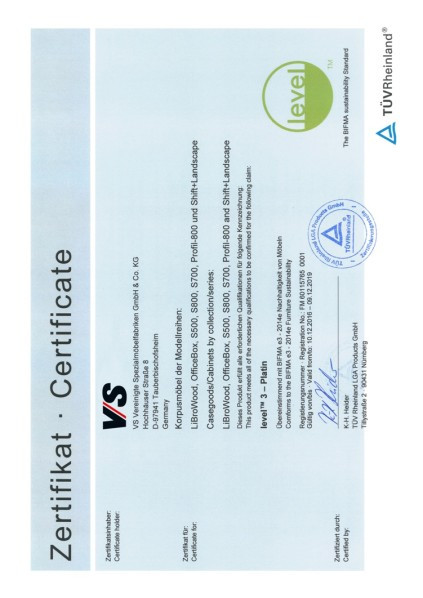 BIFMA Sustainability Standard: