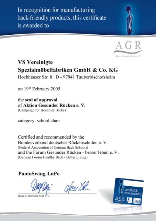 AGR Aktion Gesunder Rücken e.V.